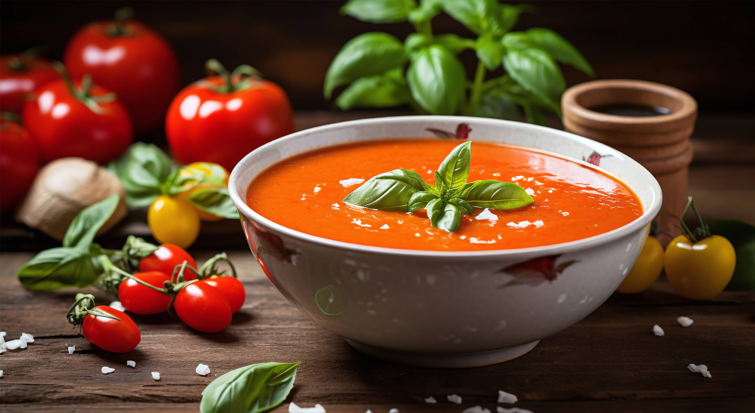 autentisk italiensk tomatsuppe